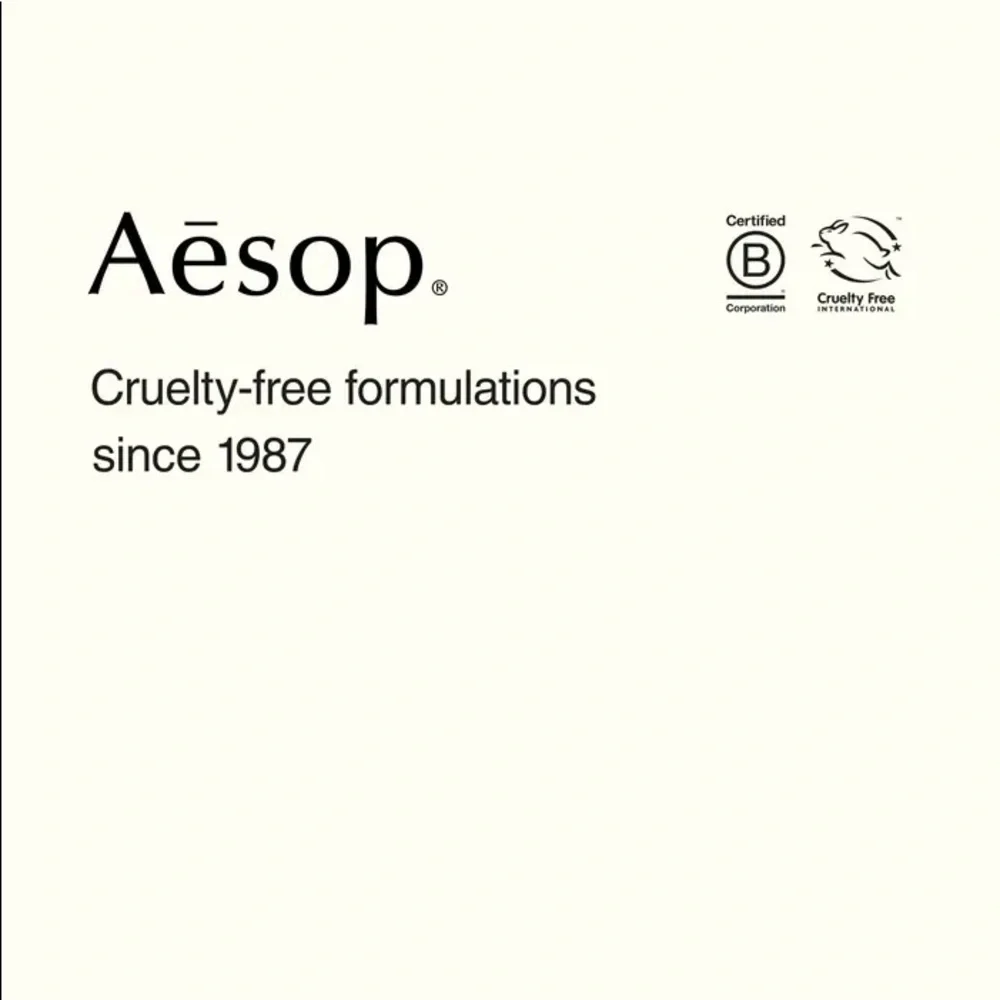 Aesop brand new